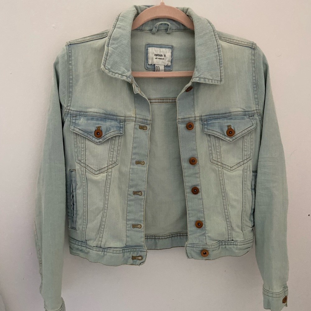 Forever 21 Denim light-wash Jacket